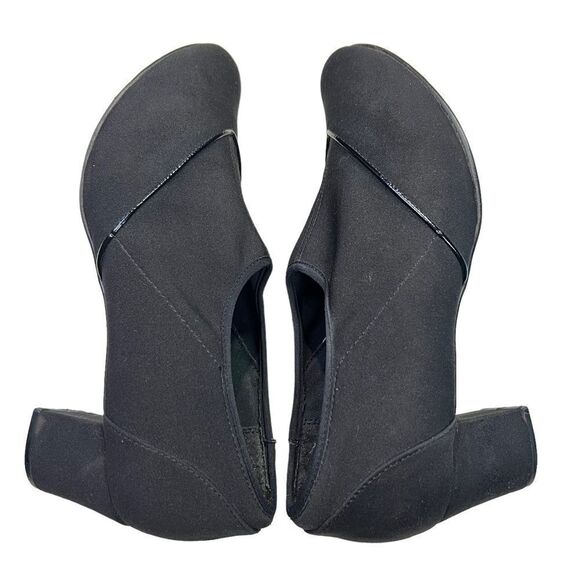 Soft Style Glori Pumps, Women's Sz 10 Wide, Black Stretch NEW MSRP $54.95 - Picture 4 of 9